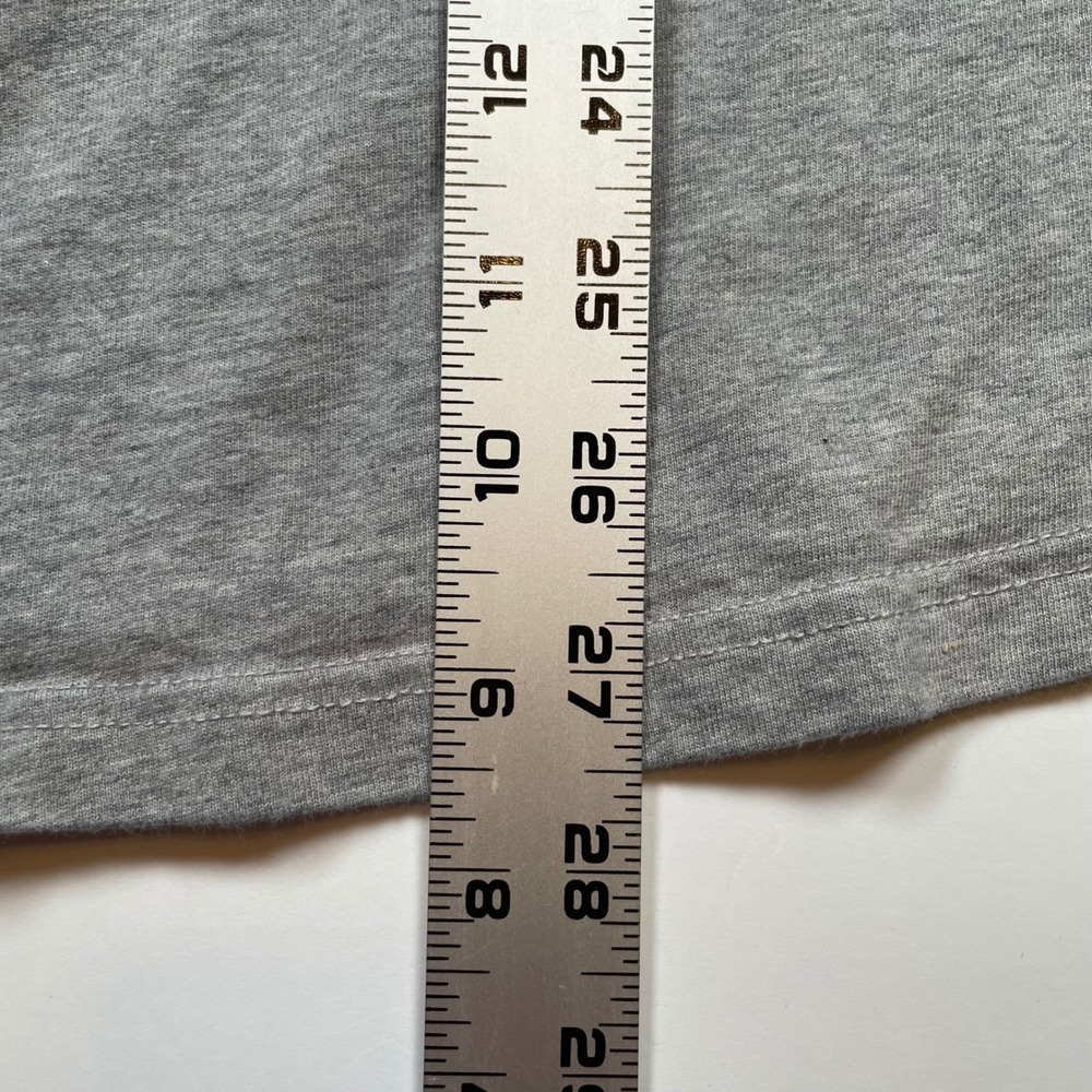 Ariat Mens XL Gray Long Sleeve Bison Graphic T-Shirt Oversize Fit Western Logo - Picture 7 of 10